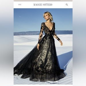 Zander Black Wedding Dress